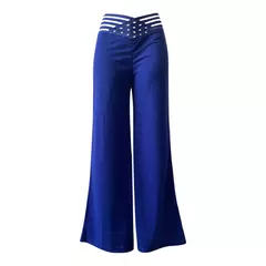 Pantalones acampanados de cintura alta - comprar en línea