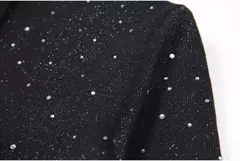 Vestido Ajustado Manga Larga (Diamantes) - comprar en línea