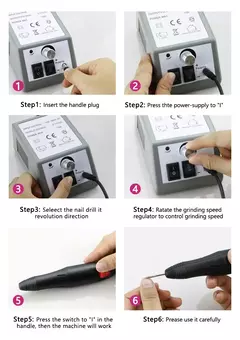 Taladro Eléctrico para Uñas Juegos de Cortadores - TOKO Directo a tu Puerta