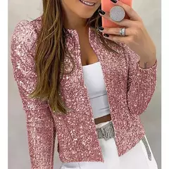 Chaquetas de Lentejuelas Lisa - TOKO Directo a tu Puerta