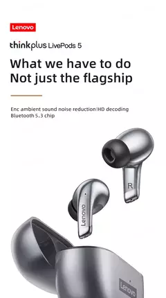 Original Lenovo LP5 auricular inalámbrico Bluetooth carga rápida anti agua. - tienda en línea