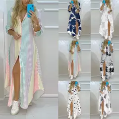 Vestido bohemio de verano con estampado floral