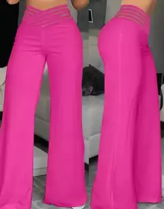 Pantalones acampanados de cintura alta