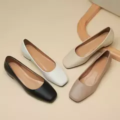 Zapatos Planos Punta Cuadrada en internet