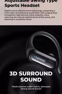 Lenovo-auricular inalámbrico XT60, dispositivo inteligente con reducción de ruido. - tienda en línea