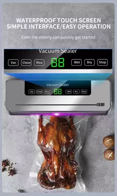 Sellador al vacío eléctrico para alimentos secos y húmedos. - comprar en línea