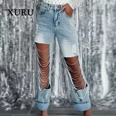 Jeans con Agujeros Europeos - TOKO Directo a tu Puerta