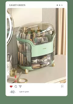 Caja Organizadora de Maquillaje de Gran Capacidad