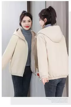 Abrigo de Lana con Capucha en internet