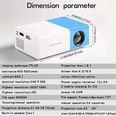 Mini proyector YG300 para el Hogar en internet