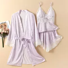 Imagen de Conjunto de Pijamas de 3 Piezas