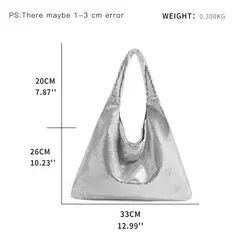 Bolso Brillo Metálico - tienda en línea