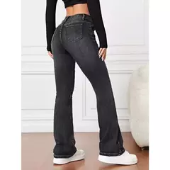 Pantalones vaqueros rectos elásticos para mujer - TOKO Directo a tu Puerta
