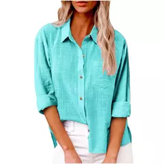 Camisas de lino y algodón para mujer. - comprar en línea
