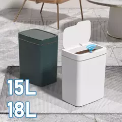 Cubo de basura con Sensor inteligente para cocina y baño, papelera impermeable en internet