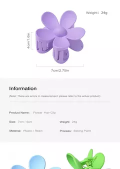 Pinzas para el pelo de flores para mujer