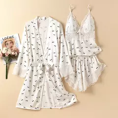 Conjunto de Pijamas de 3 Piezas en internet