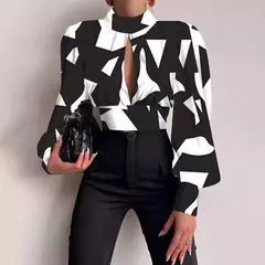 Camisa Estampada Holgada - comprar en línea