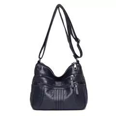 Bolso de hombro de cuero de lujo para mujer, bandolera de diseñador, a la moda, - TOKO Directo a tu Puerta