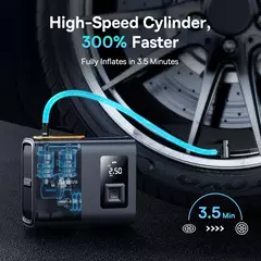 Inflador de neumáticos portátil para coche, compresor de aire de 250W - TOKO Directo a tu Puerta