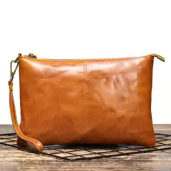 Imagen de Bolso de Mano de Cuero Vintage