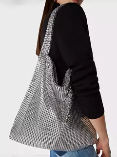 Bolso Brillo Metálico - tienda en línea