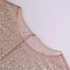 Vestido de Malla Transparente Brillos - TOKO Directo a tu Puerta