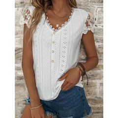 Camiseta elegante a la moda para mujer