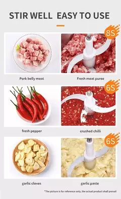 Picadora de carne cebolla, verduras, frutas de 5 litros. - comprar en línea