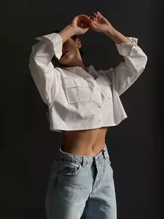 Imagen de Blusa con Solapa Dama