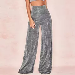 Pantalones Plateado Prillante - TOKO Directo a tu Puerta