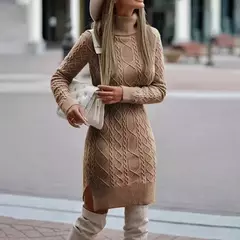 Vestido de Manga Larga Otoño - tienda en línea