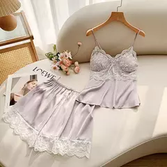 Pijama de Satén con Tirantes - comprar en línea