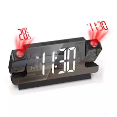 Reloj despertador Digital de doble proyección.