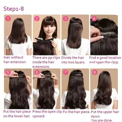 Extensiones de Cabello Sintético. en internet