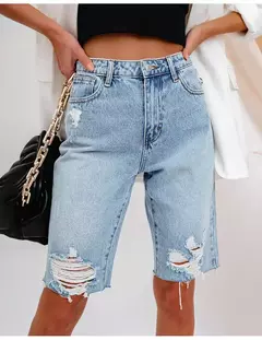 Shorts de mezclilla azul - tienda en línea