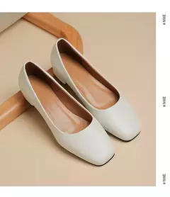 Zapatos Planos Punta Cuadrada - tienda en línea
