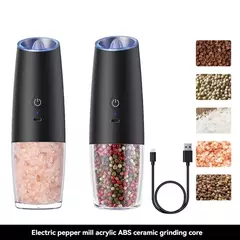 Molinillo de Pimienta y Sal Eléctrico USB