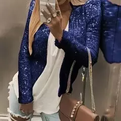 Chaquetas de Lentejuelas Lisa - TOKO Directo a tu Puerta