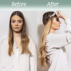 Extensión de Cabello Natural sin Clips - TOKO Directo a tu Puerta
