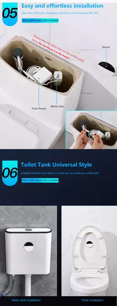 Imagen de Sensor de Lavado Automático para Inodoro Bañó