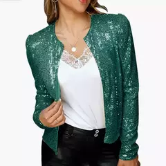 Chaquetas de Lentejuelas Lisa - tienda en línea