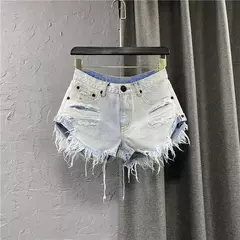 Shorts Cortos Agujerados - comprar en línea