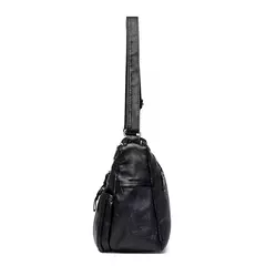 Bolso de hombro de cuero de lujo para mujer, bandolera de diseñador, a la moda,