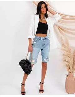 Shorts de mezclilla azul