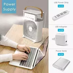 Imagen de Ventilador portátil 3 en 1 para el hogar.