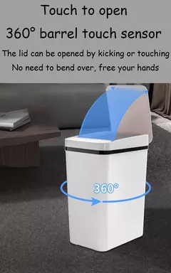 Imagen de Cubo de Basura con Sensor de Movimiento