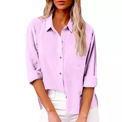 Camisas de lino y algodón para mujer.