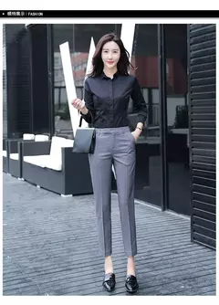 Pantalones de traje de cintura alta para mujer en internet