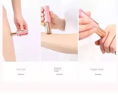 Depiladora Eléctrica Portátil con Forma de Lápiz Labial. - comprar en línea